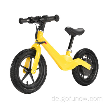 Elektrische Balance -Fahrrad Kinder Kinder 12 -Zoll -Elektrofahrräder